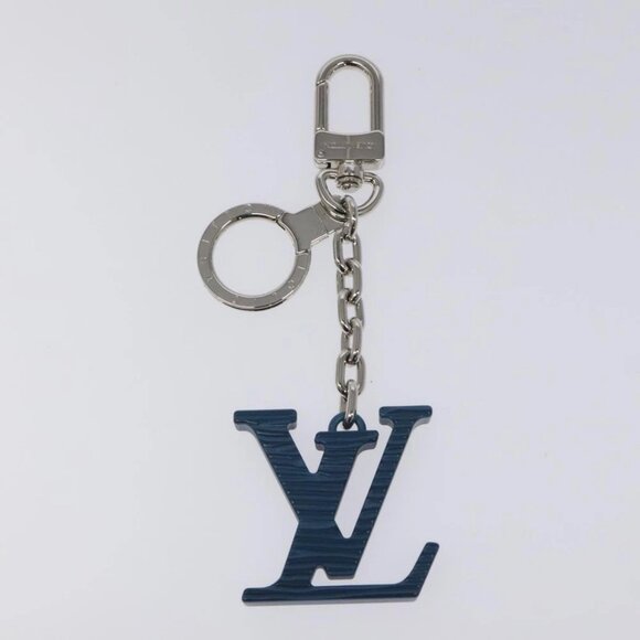 LOUIS VUITTON Porte Clesprinted initials LV Key Holder Blue M67148 LV Auth MY096 - Picture 2 of 9